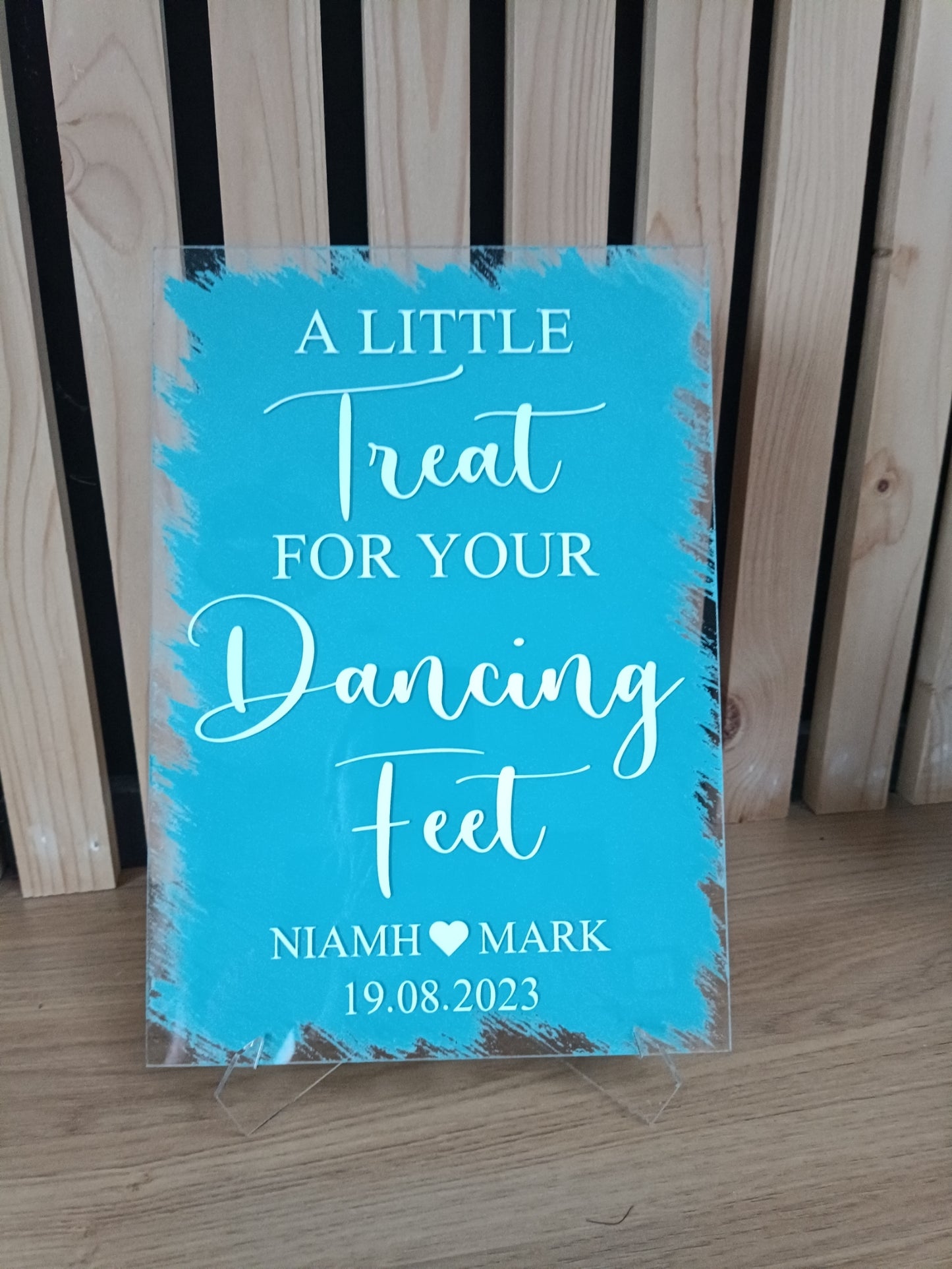 Customised wedding signs