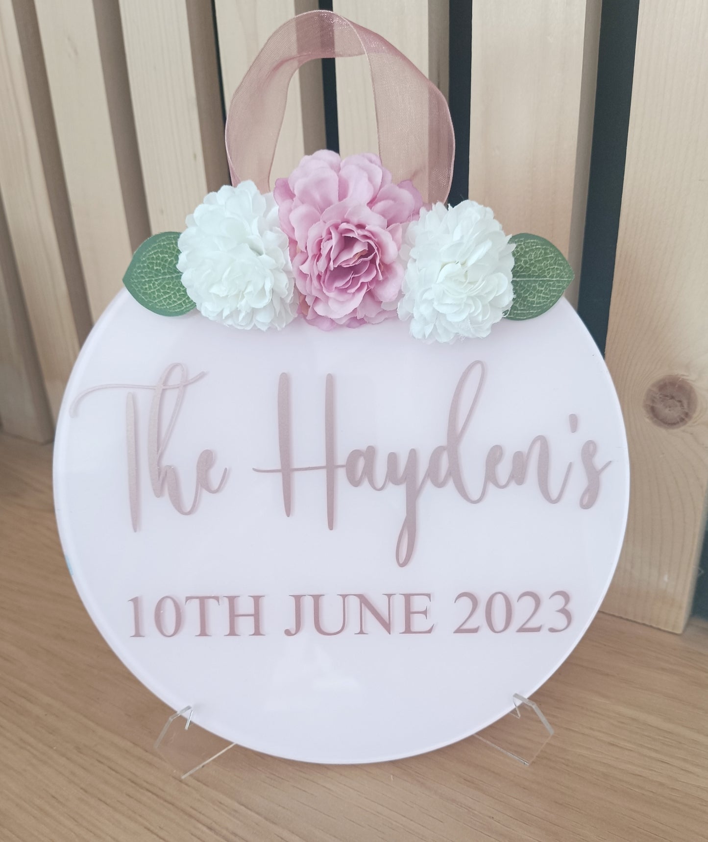 Family name sign