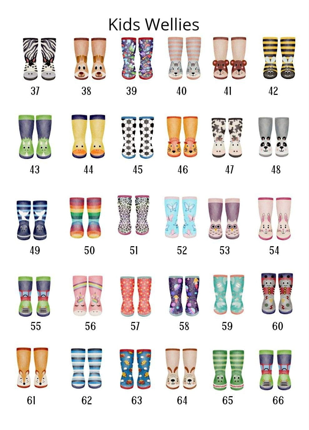 Family welly framed print