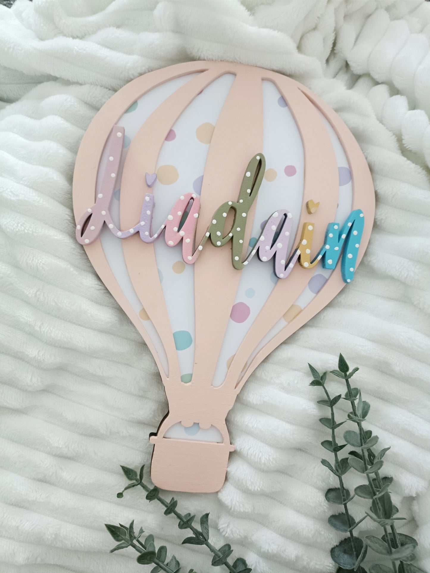 Hot Air Balloon Sign