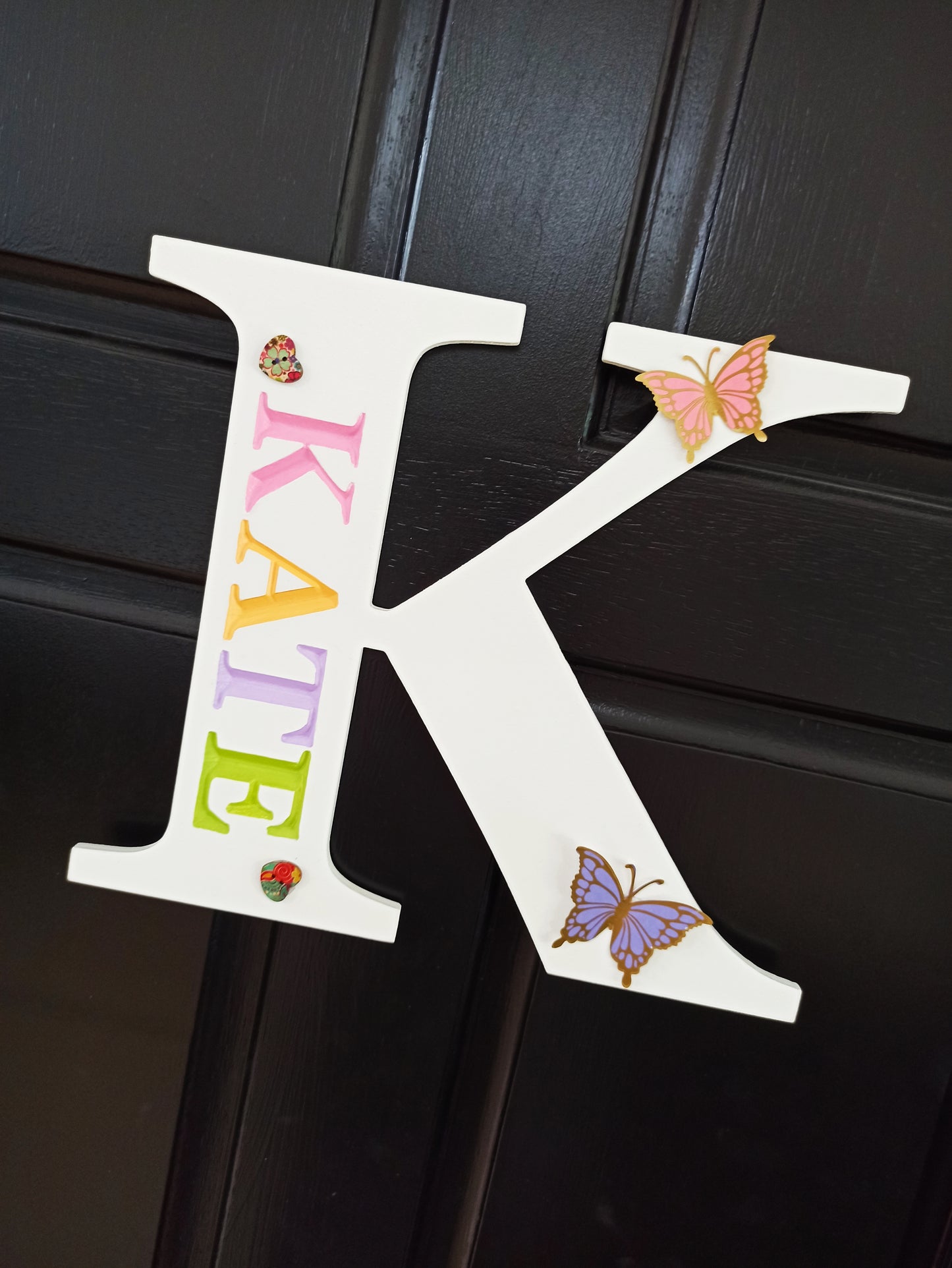 Letter door/wall hanging sign