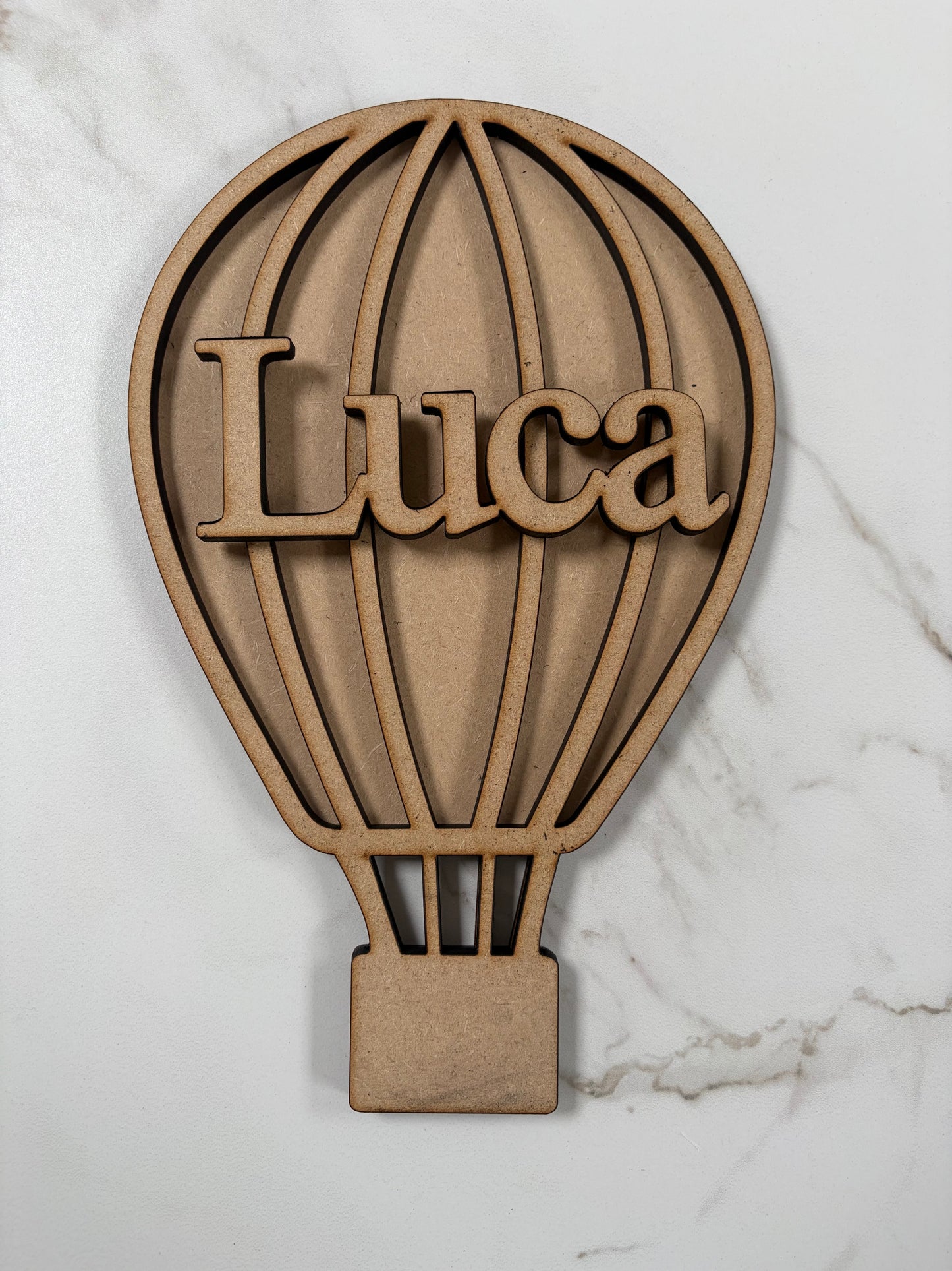 Hot air balloon craft shape