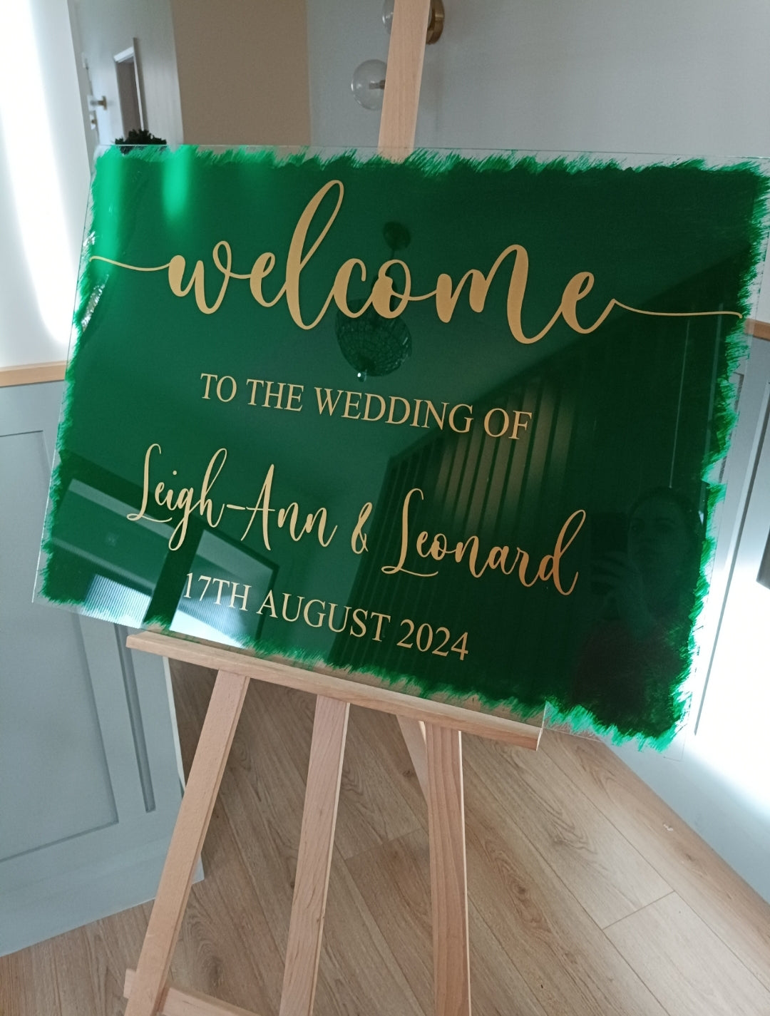 Wedding welcome sign
