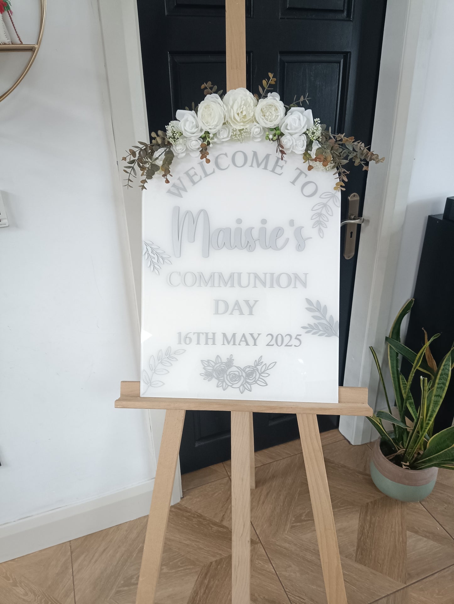Communion/Christening/Confirmation Arch Welcome Event Sign