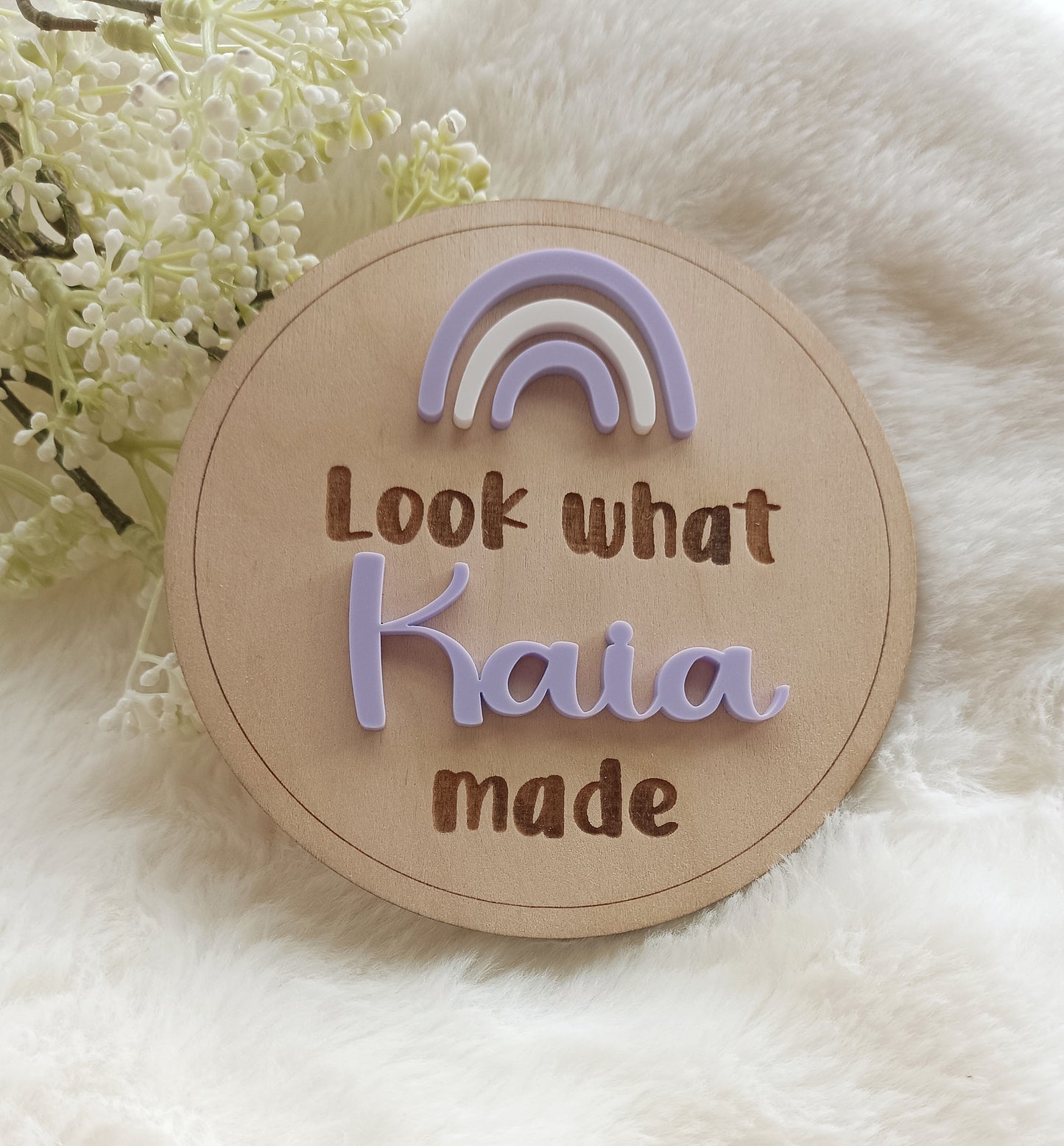 Look what I made personalised fridge magnet art holder
