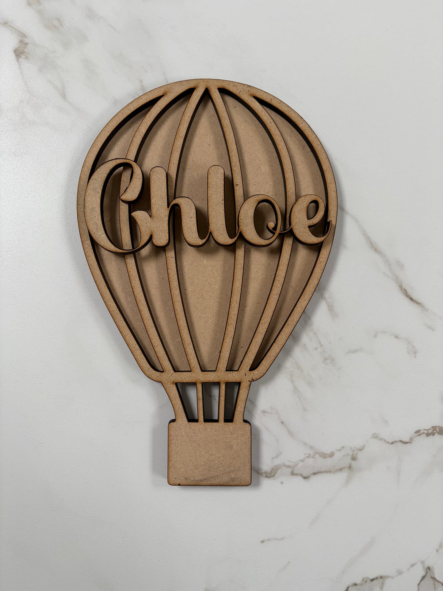 Hot air balloon craft shape