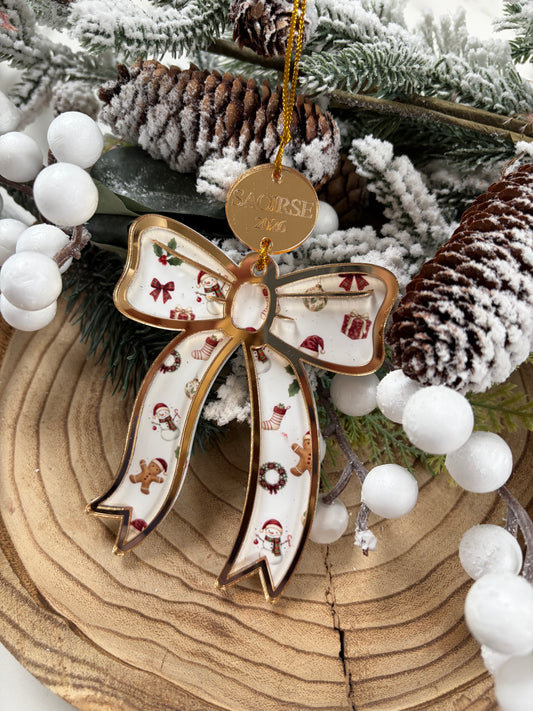 Bow Christmas Ornament
