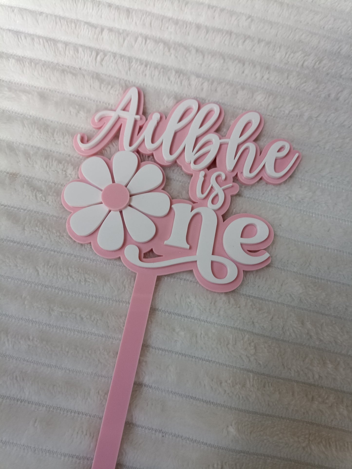 Daisy Birthday Cake Topper