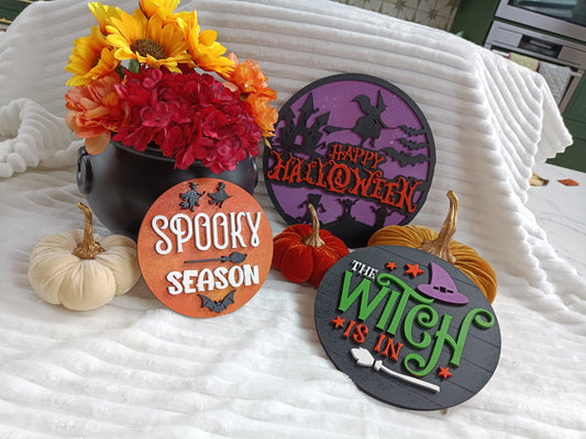 Halloween plaques