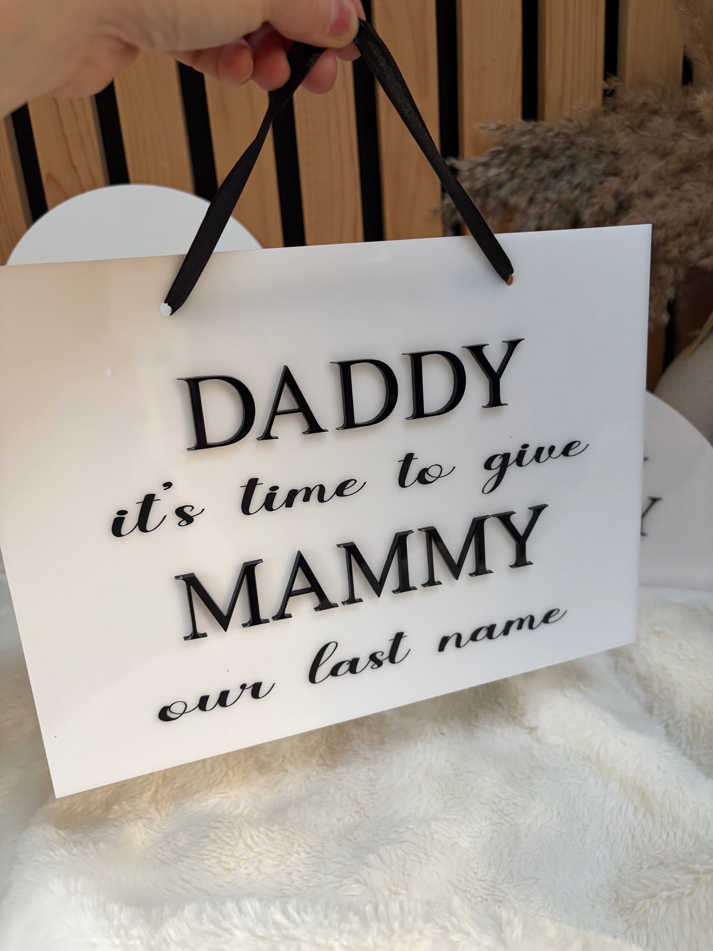 Page boy/Flower girl sign