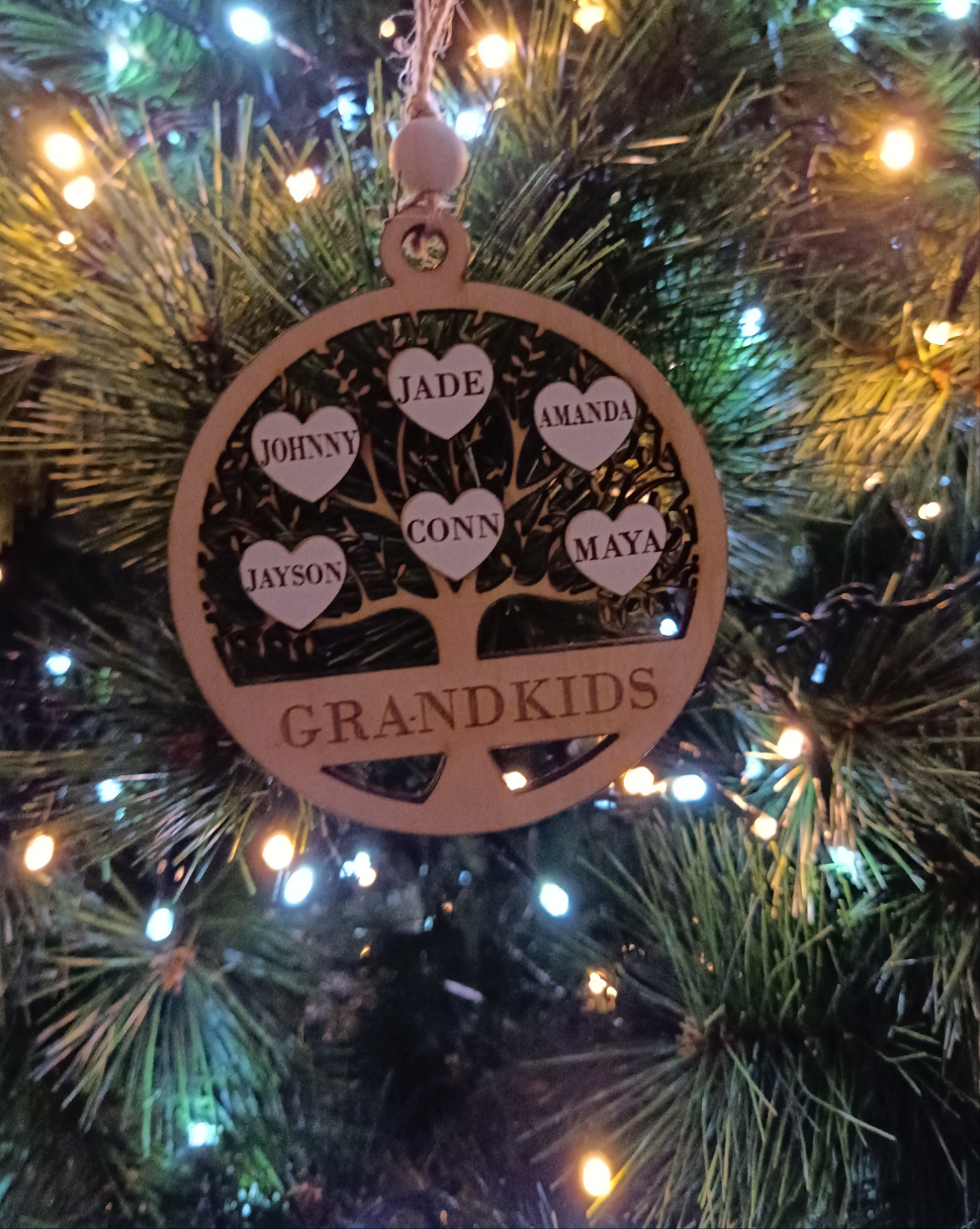 Family tree ornament