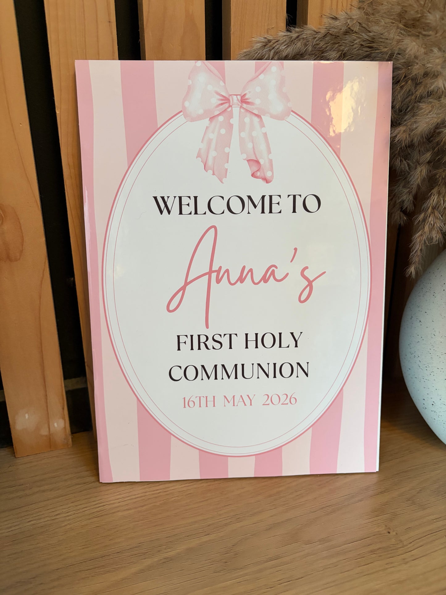 Printed Celebration Sign