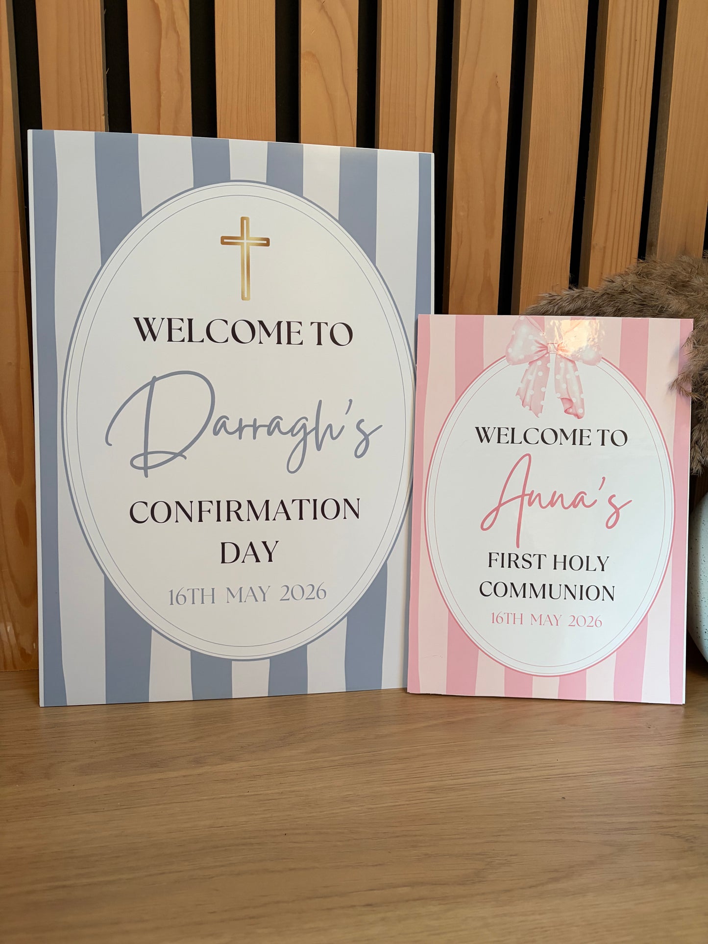 Printed Celebration Sign