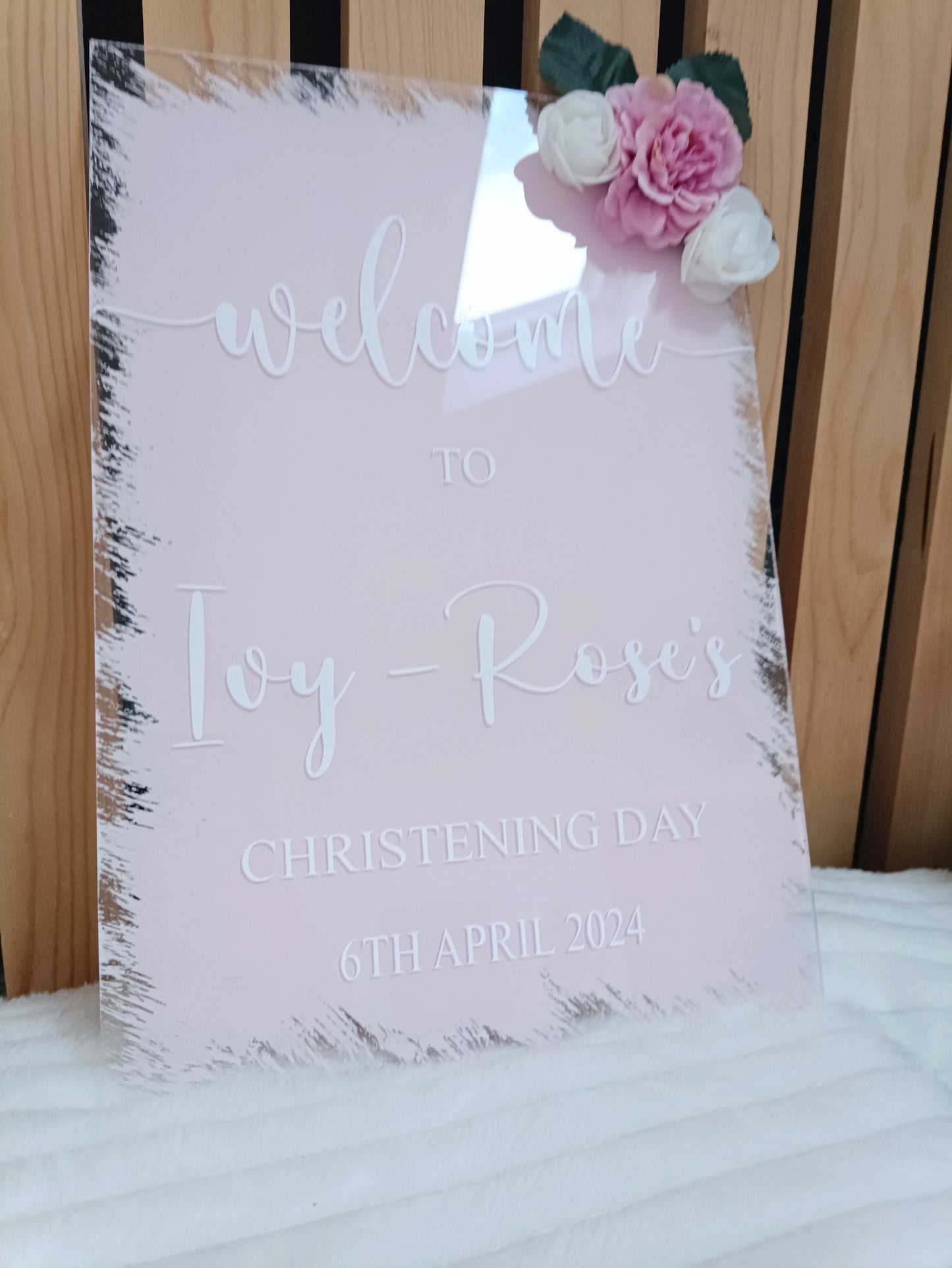 A4 Celebration Acrylic Sign