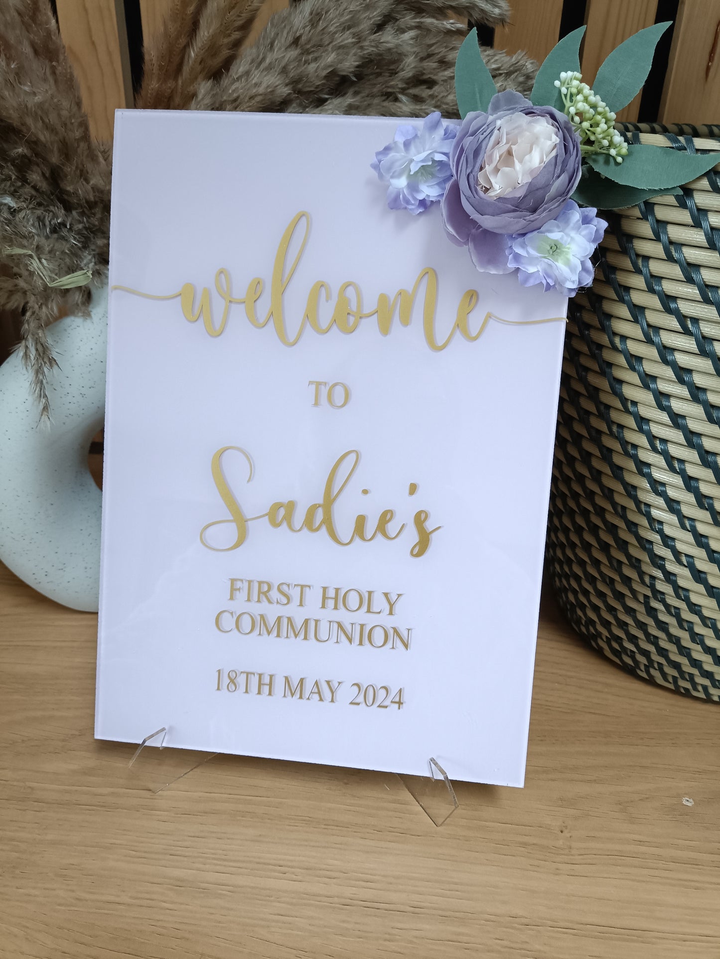 A4 Celebration Acrylic Sign