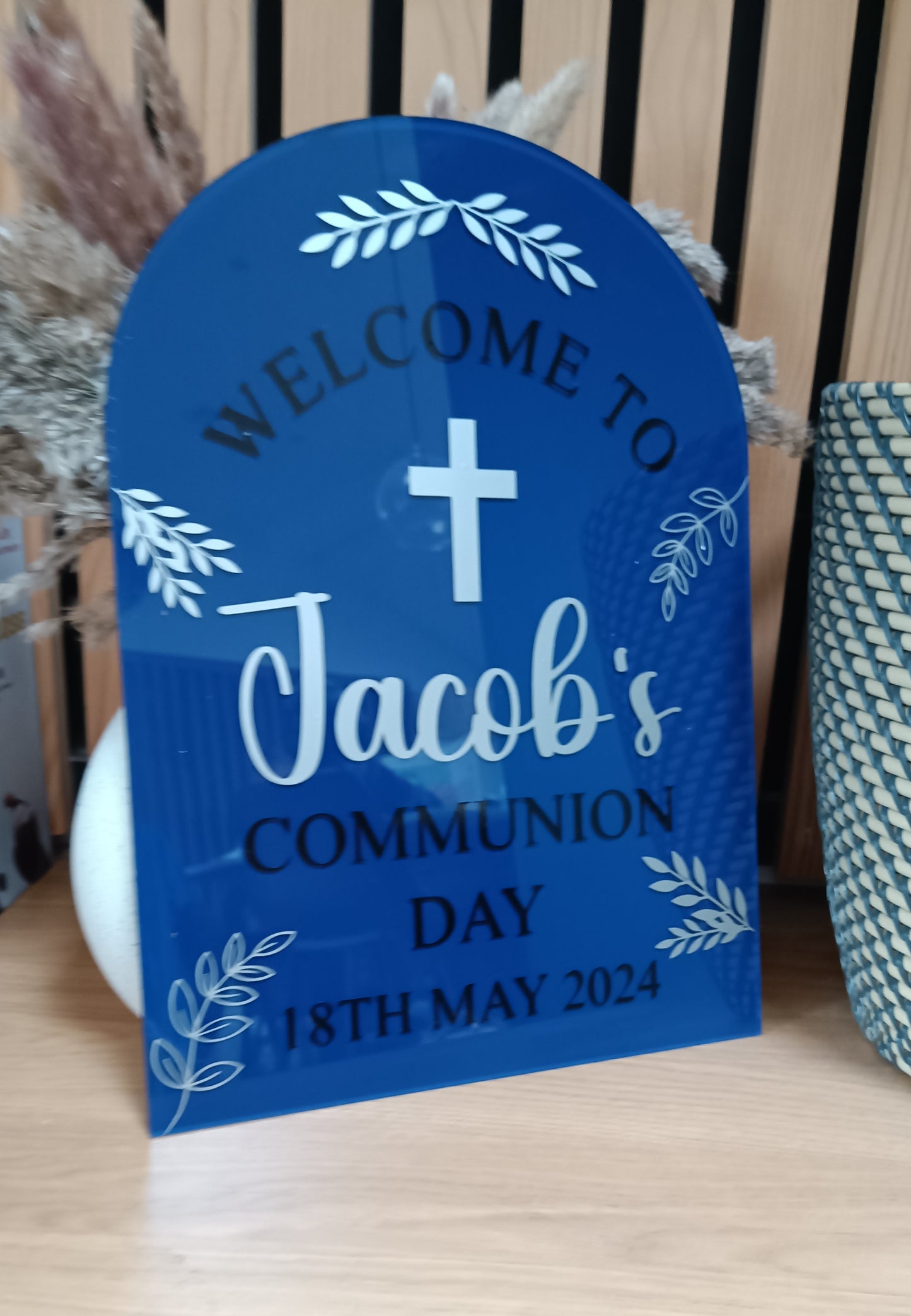 Communion/Christening/Confirmation Arch Welcome Event Sign