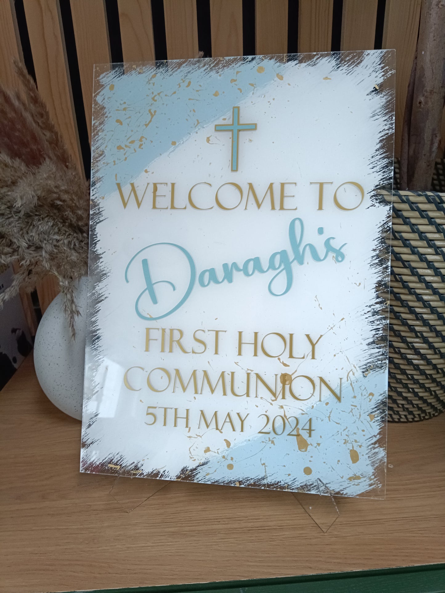 Communion/Christening/Confirmation Welcome Event Sign