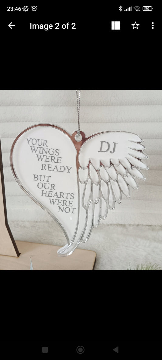 Memorial Wings Ornament