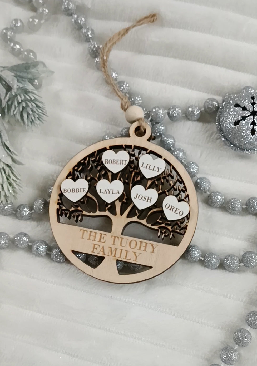 Family tree ornament