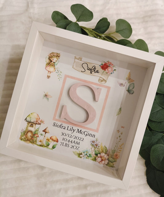 Wooden letter box frame