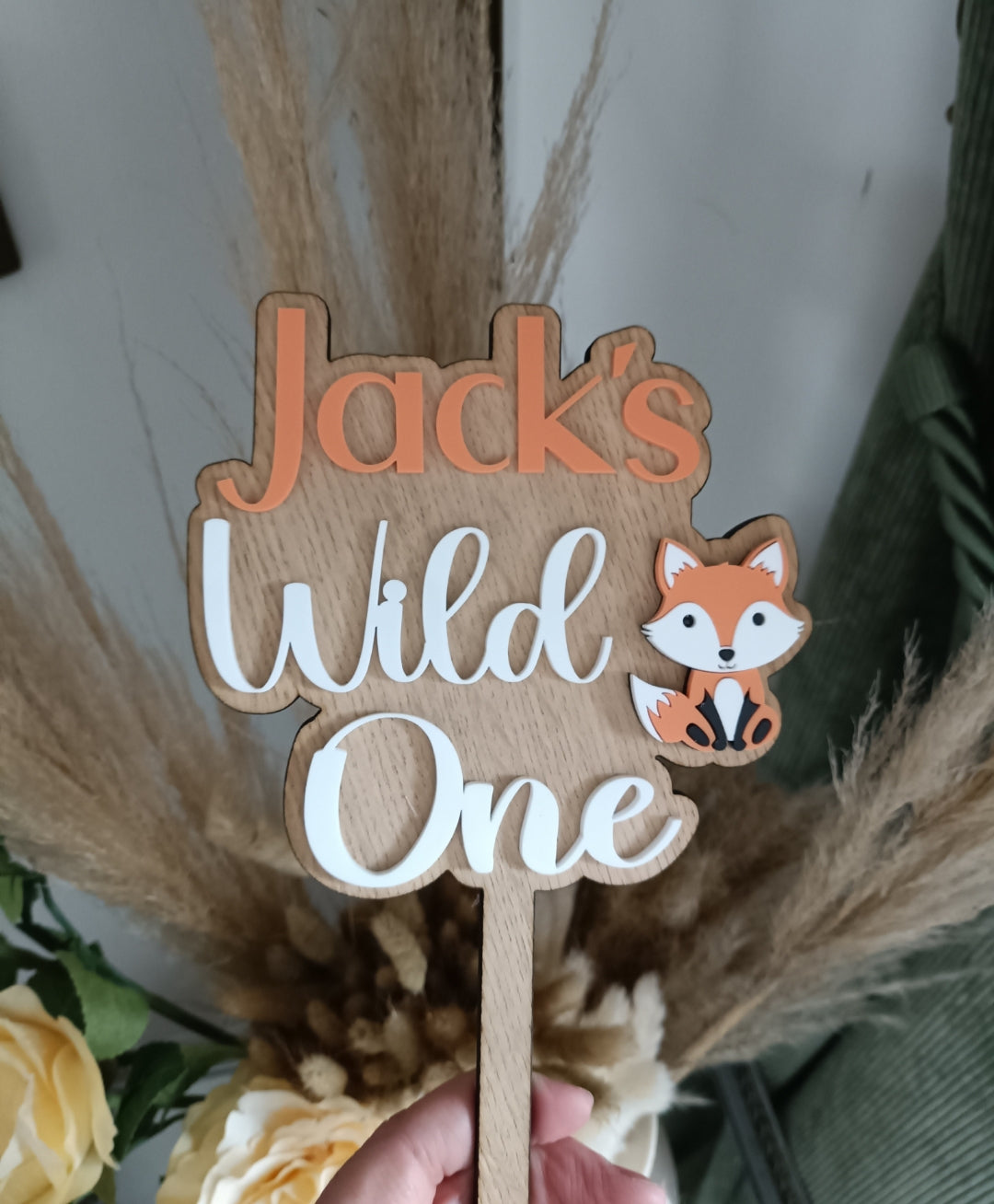 Wild One Birthday Cake Topper