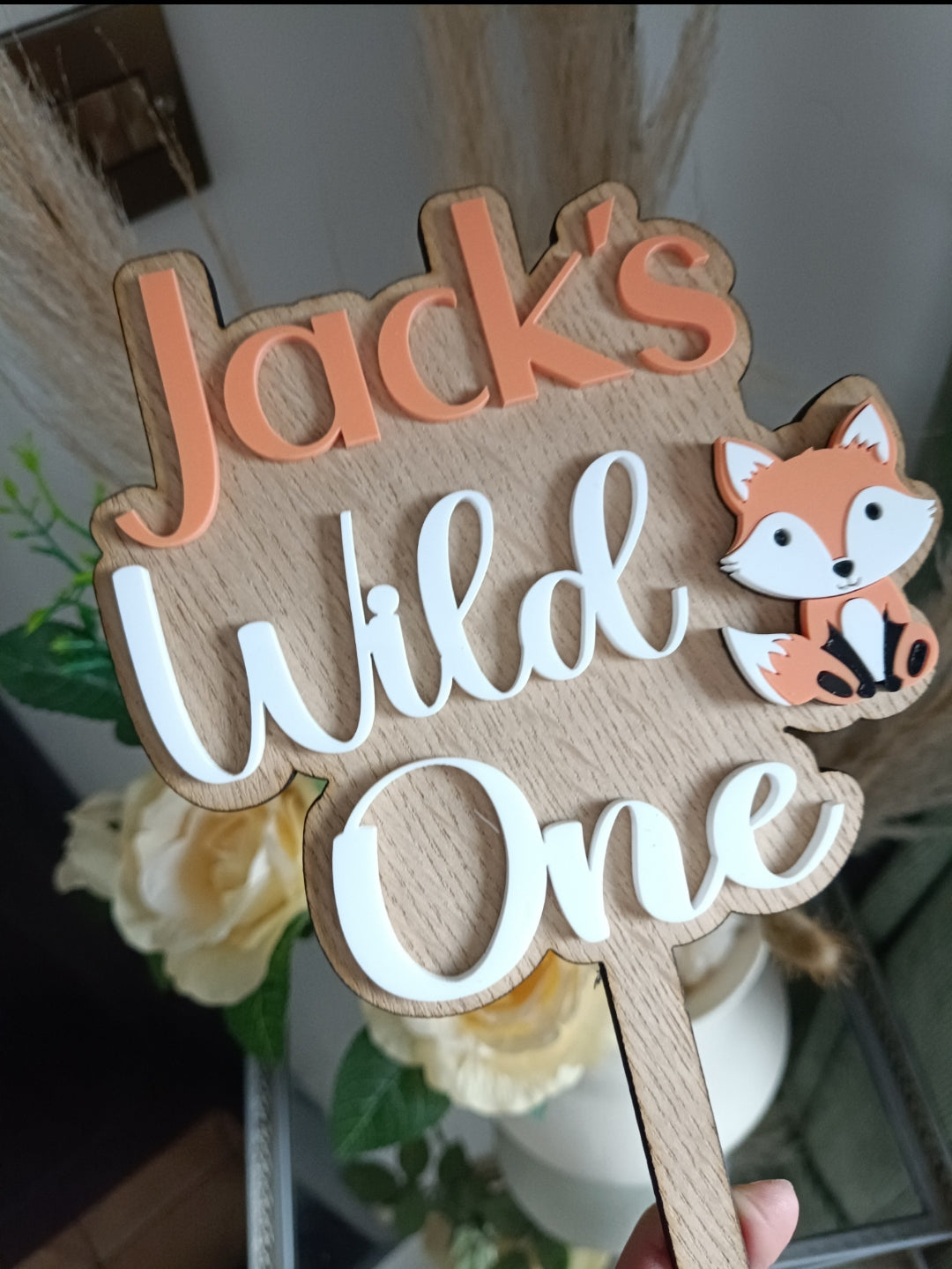 Wild One Birthday Cake Topper