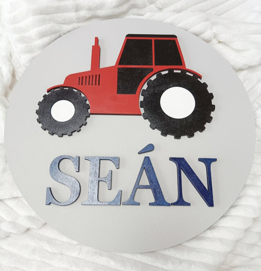Tractor sign