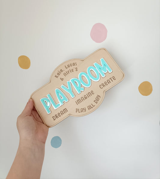 Playroom sign