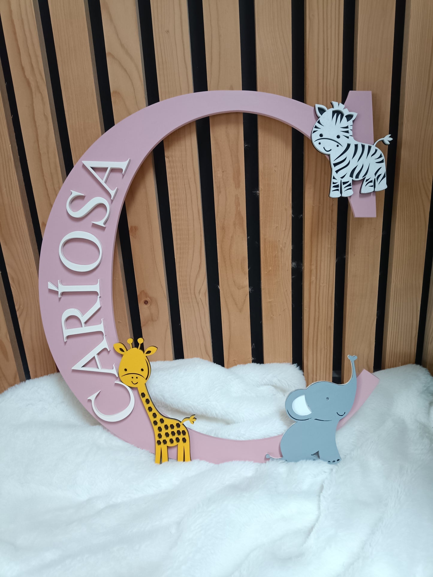 Safari theme letter door/wall hanging sign