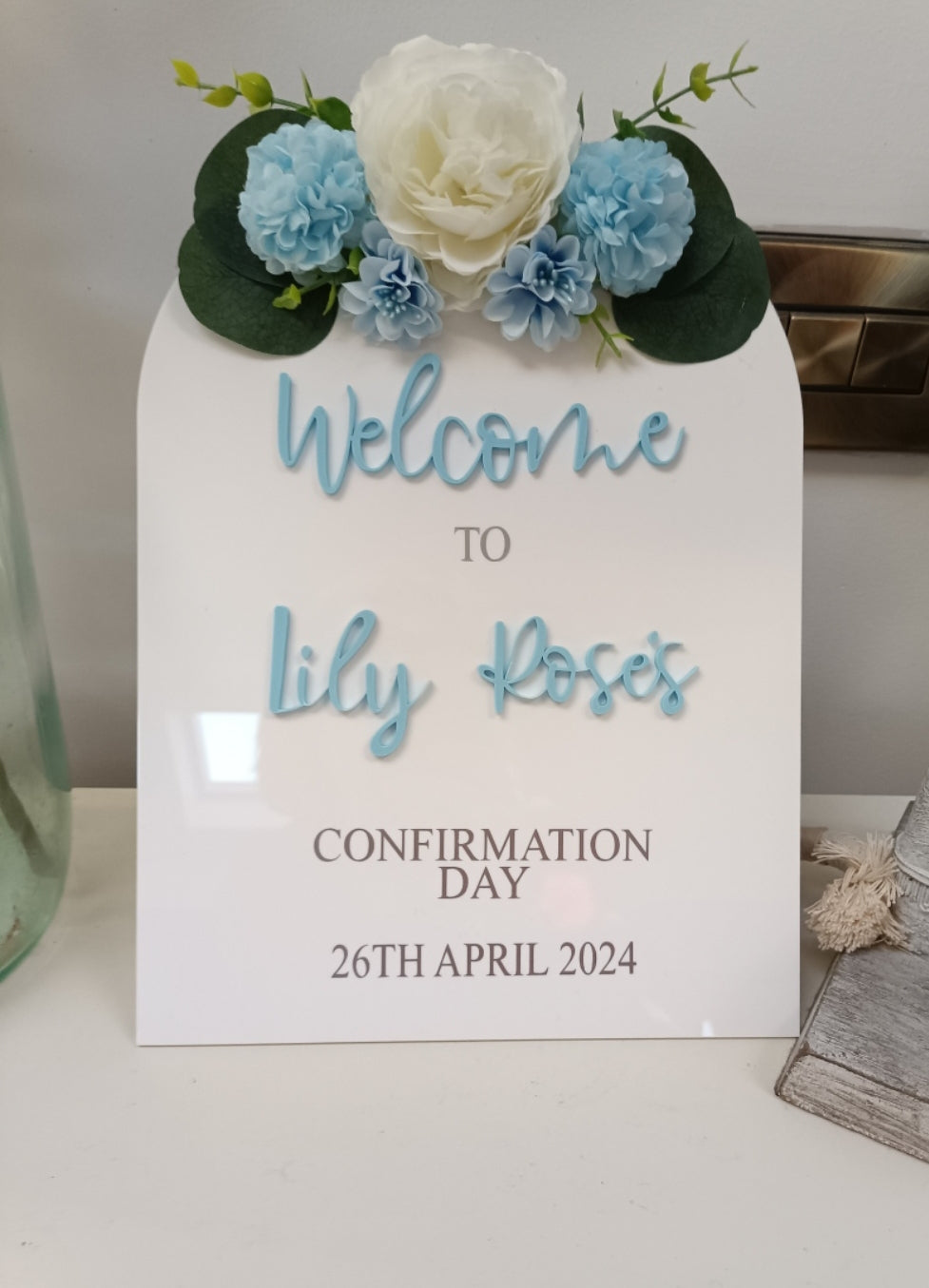 A4 Arch 3D Acrylic sign