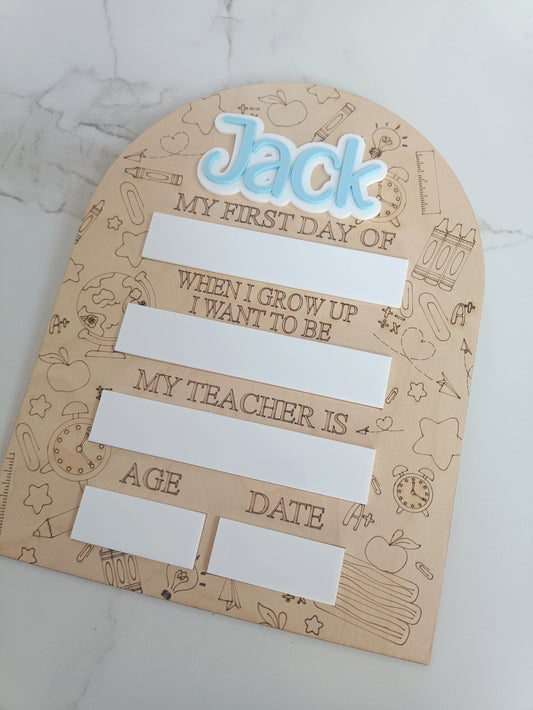Back to School Board
