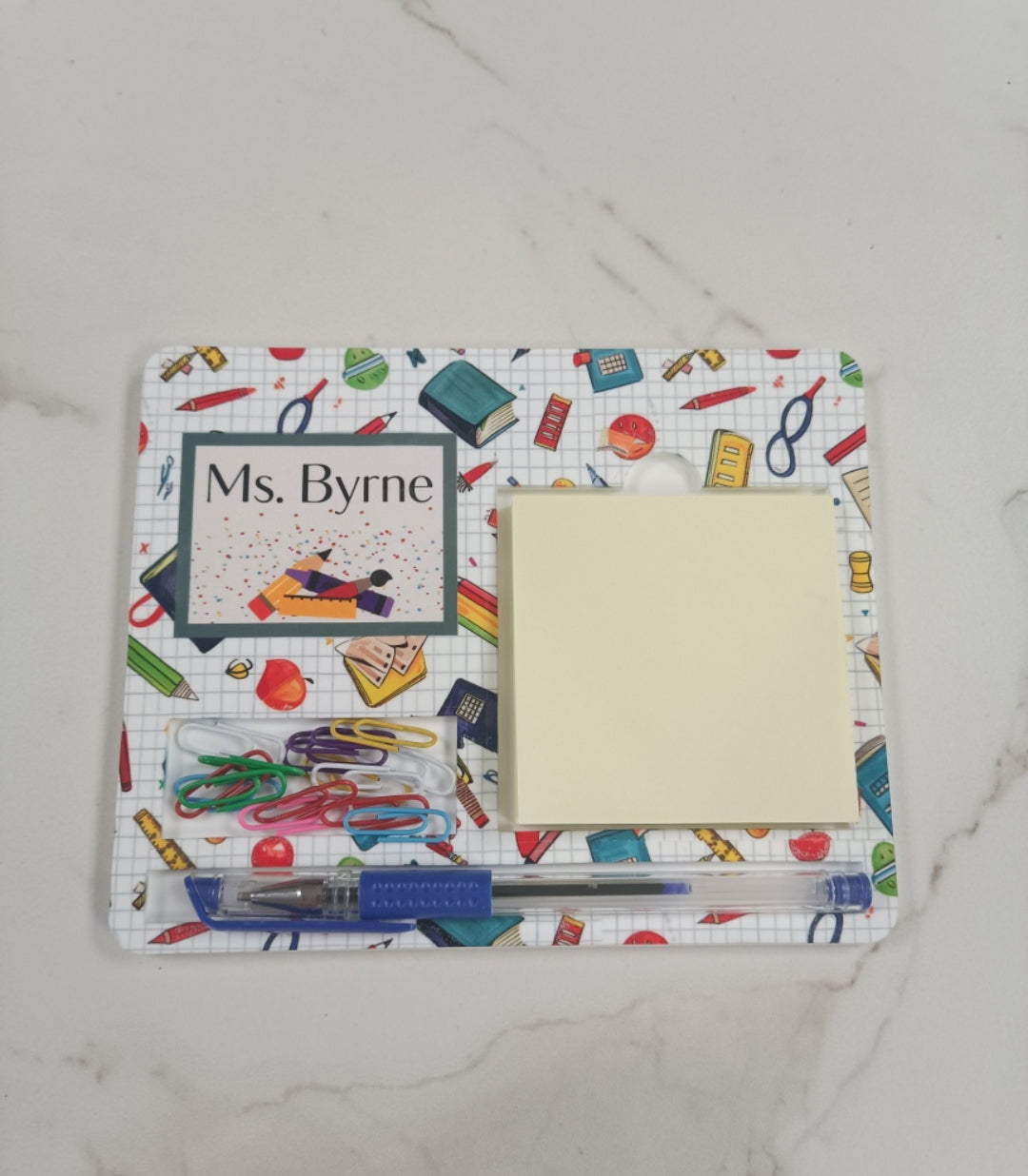 Teacher Personalised Note Holder